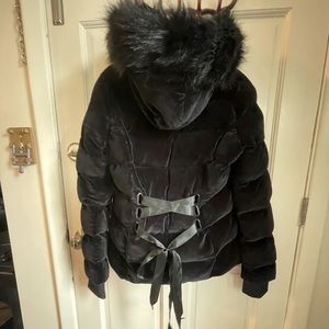 Killstar Lisa Luna Gothic velvet winter coat.